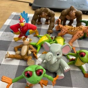 Jungle animals figures rainforest cafe